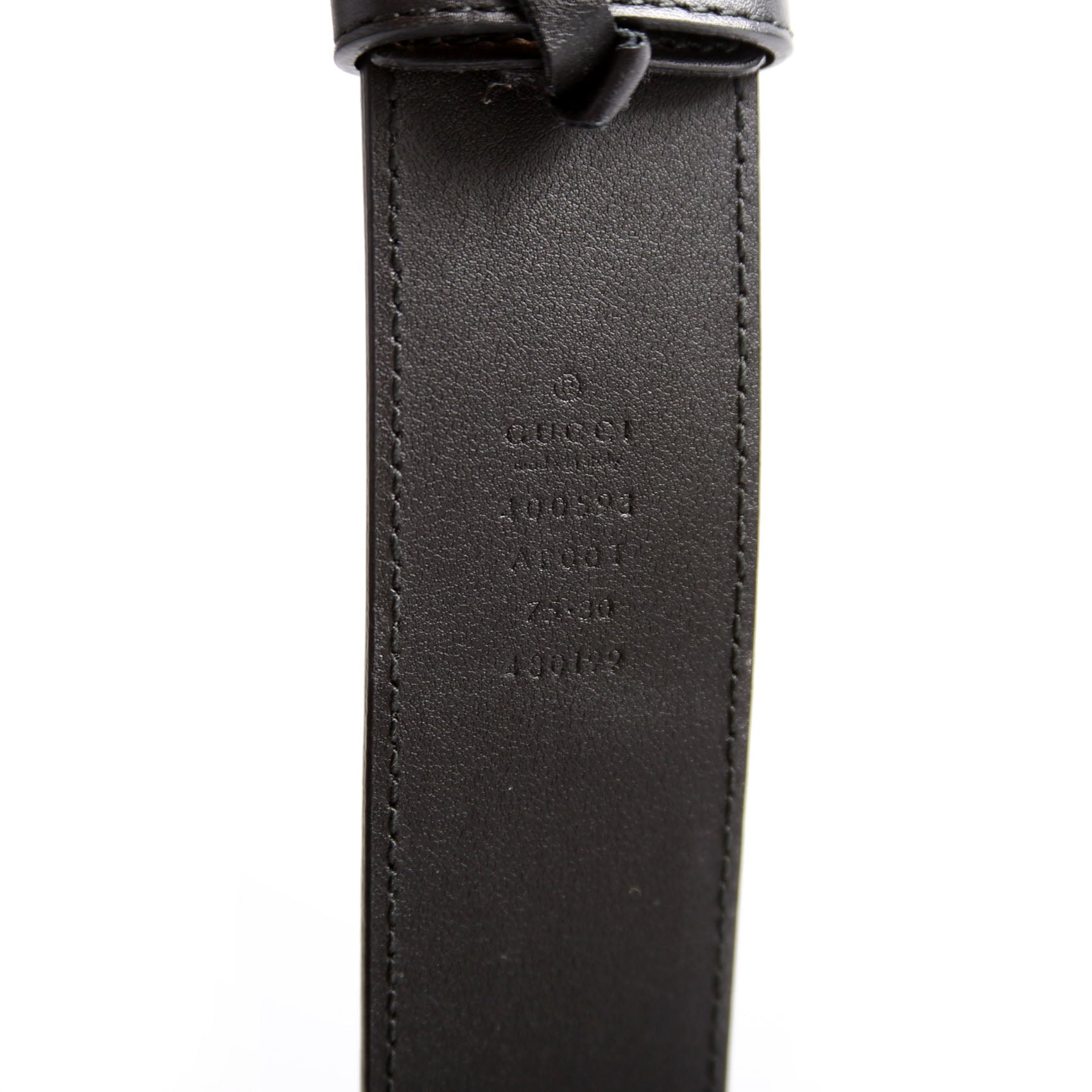 Gucci 400593 Marmont GG Leather Belt Size 75/30 Black