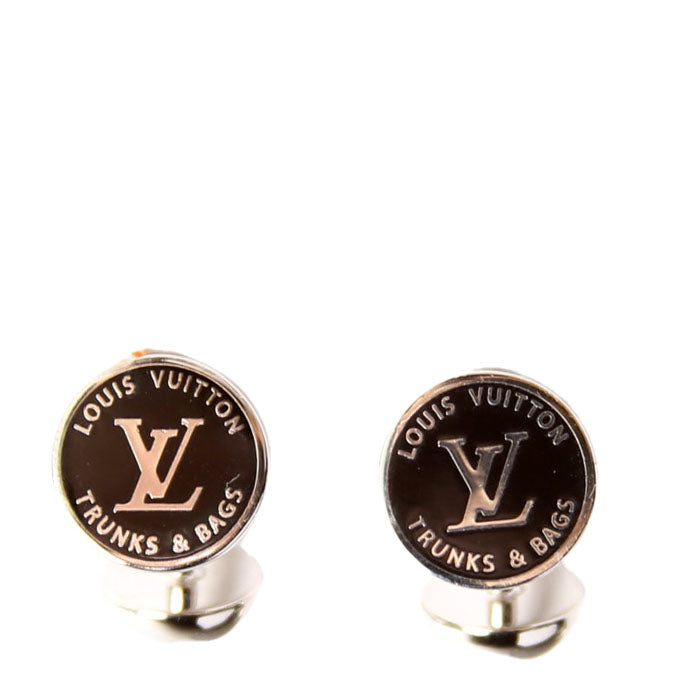 LV Cufflinks With Case Damier Graphite