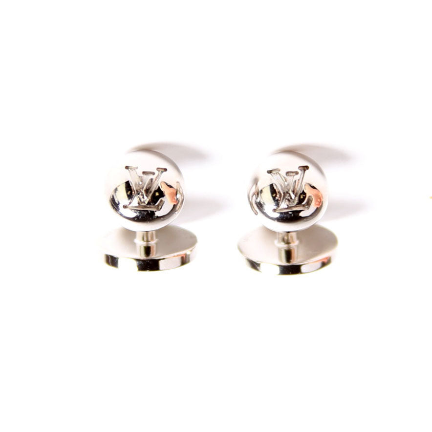 LV Cufflinks With Case Damier Graphite