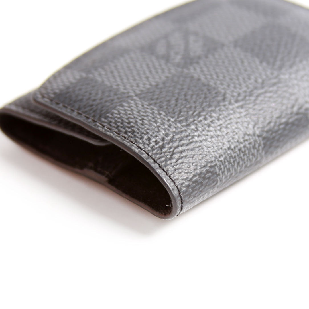 LV Cufflinks With Case Damier Graphite