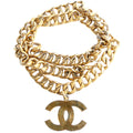 CC Cuban Link Chain Vintage Belt Gold