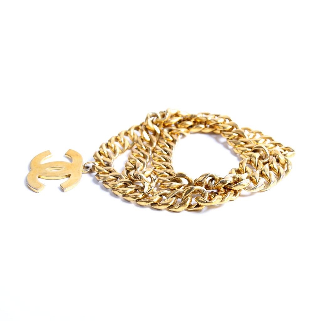 CC Cuban Link Chain Vintage Belt Gold