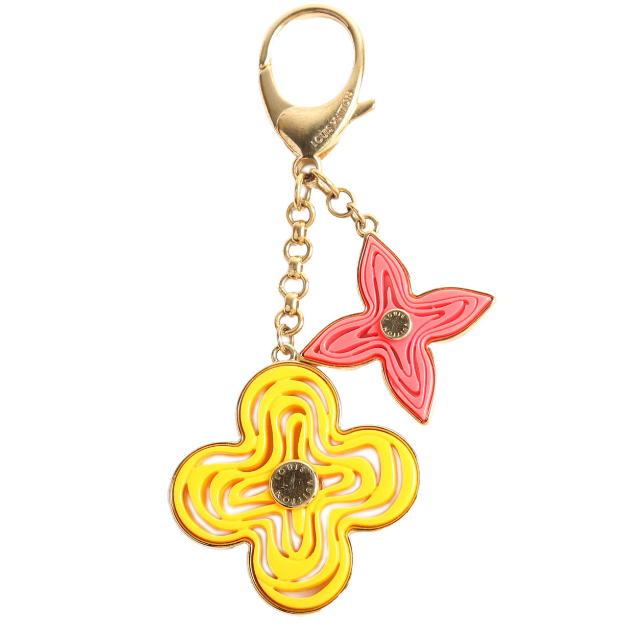 Passion Resin Naif Bag Charm Gold/Multicolor