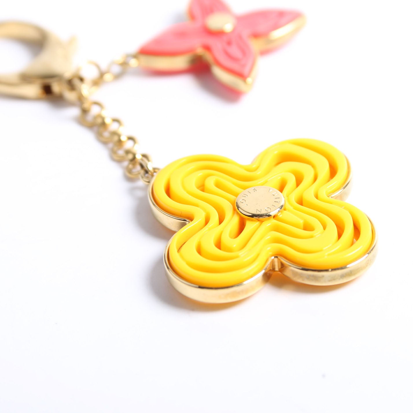 Passion Resin Naif Bag Charm Gold/Multicolor