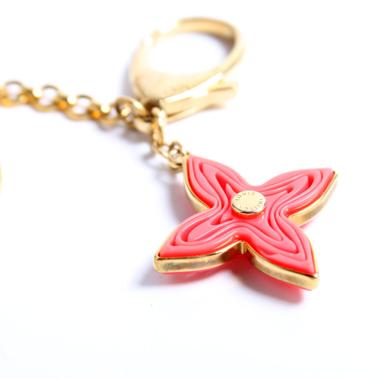 Passion Resin Naif Bag Charm Gold/Multicolor