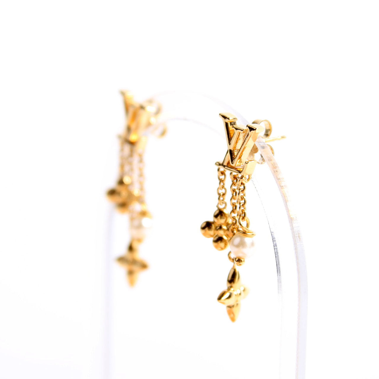 Louisa Drop Earrings Gold/Pearl