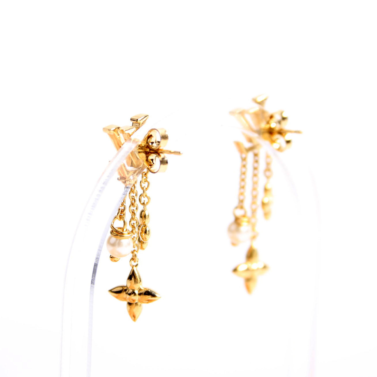 Louisa Drop Earrings Gold/Pearl