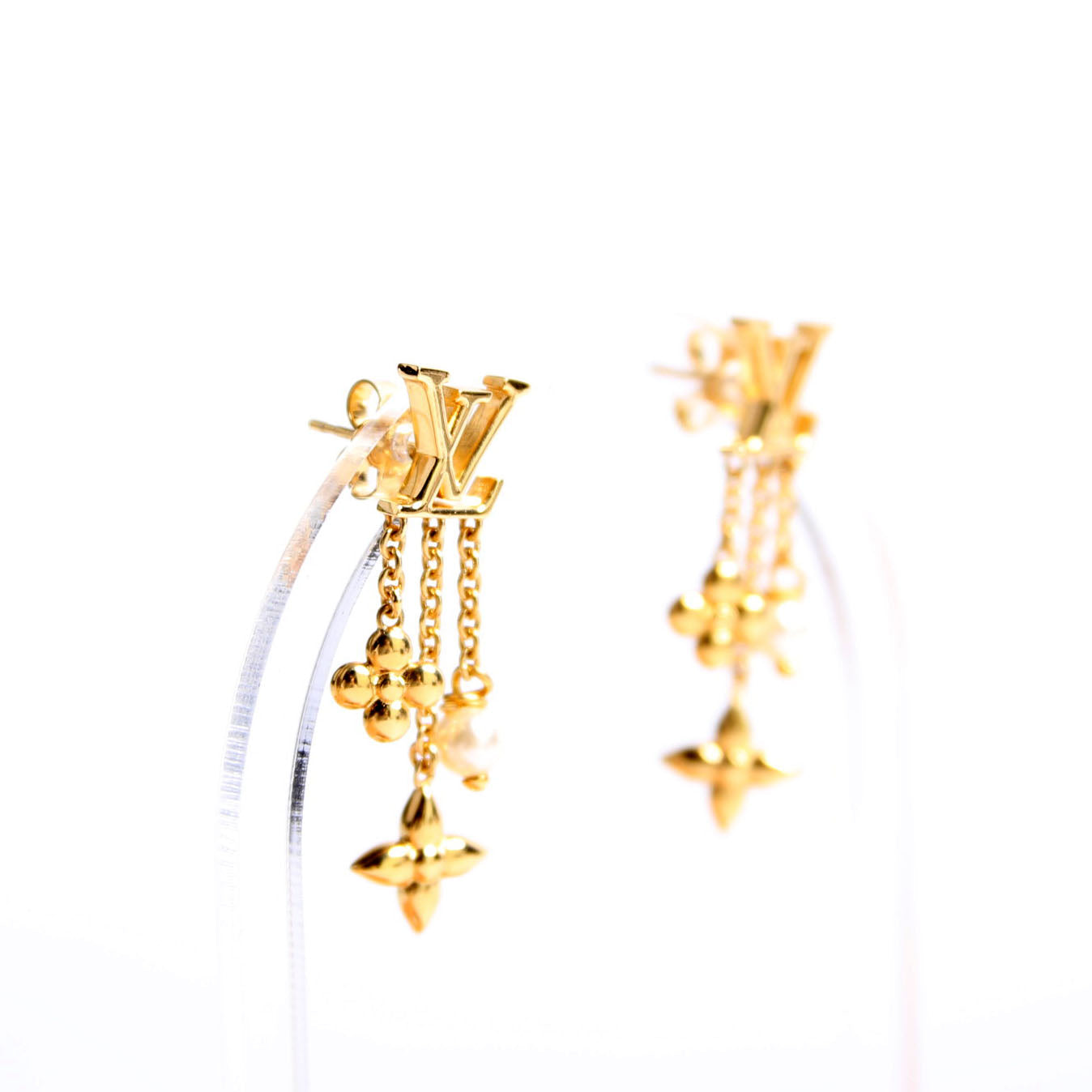 Louisa Drop Earrings Gold/Pearl