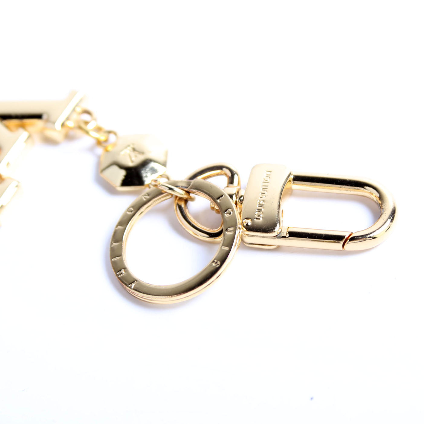 Facettes Bag Charm Gold