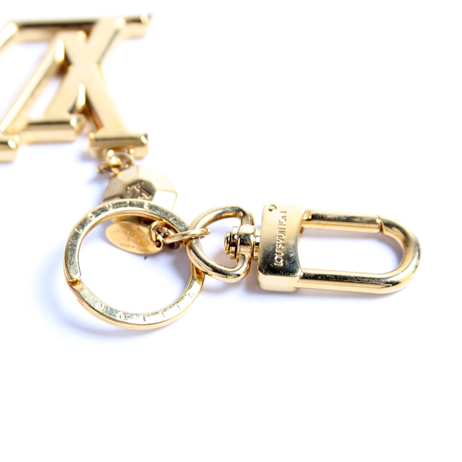 Facettes Bag Charm Gold