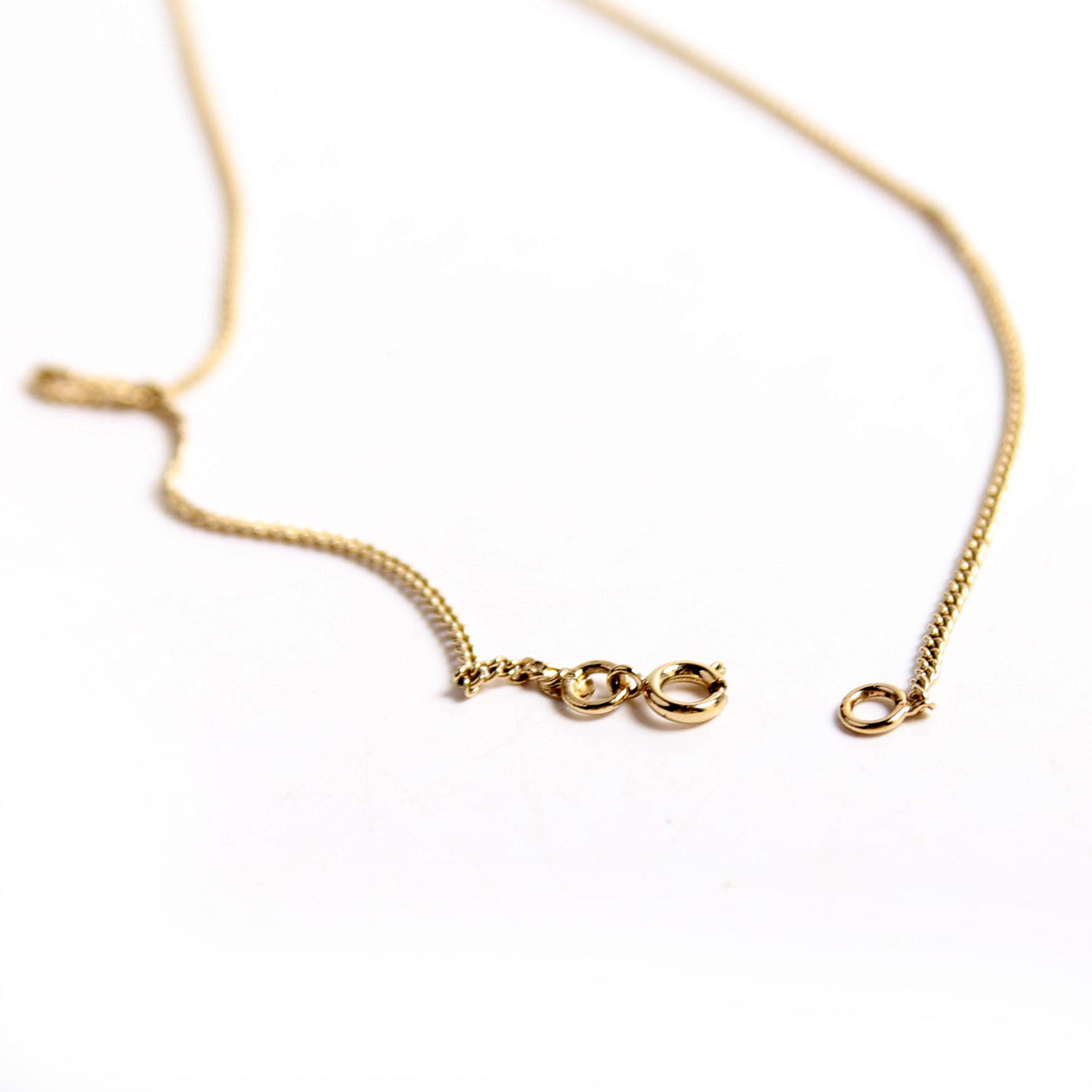 CC Pearl Round Pendant Necklace Gold/Pearl