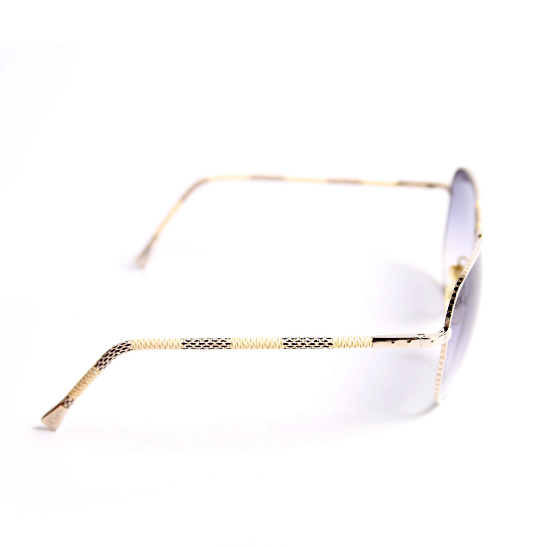 Z0203U Conspiration Pilote Aviator Damier Azur Sunglasses