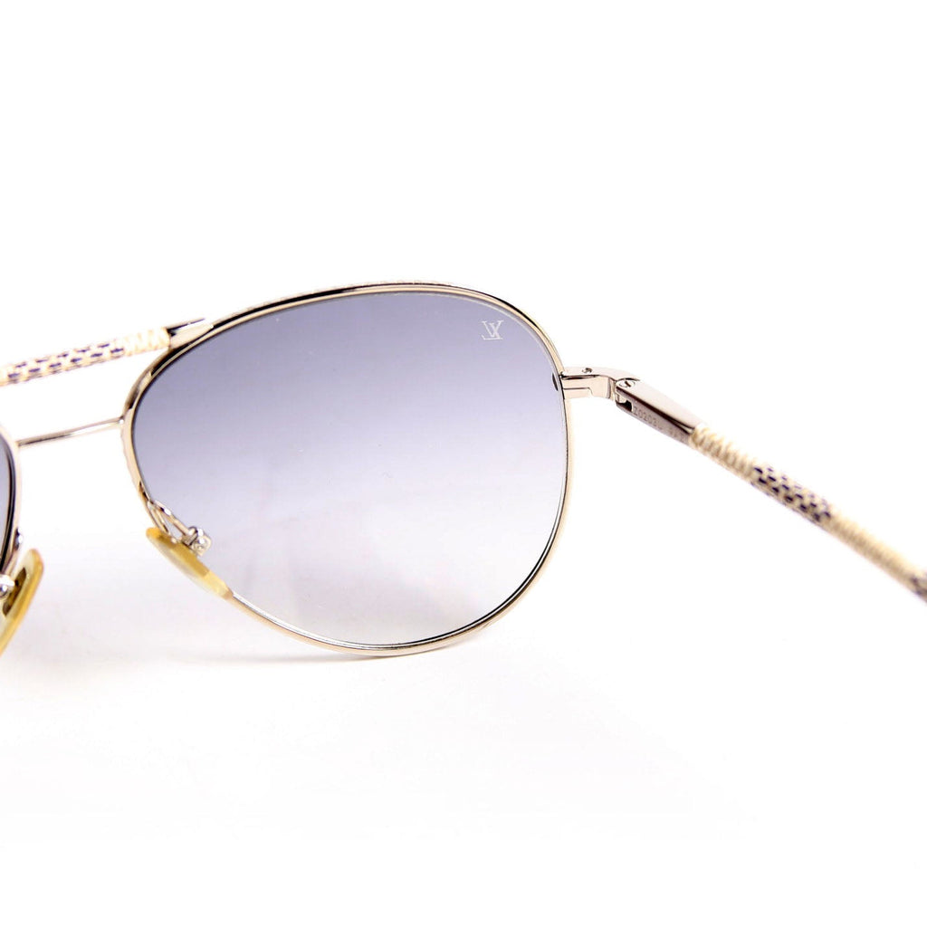 Z0203U Conspiration Pilote Aviator Damier Azur Sunglasses
