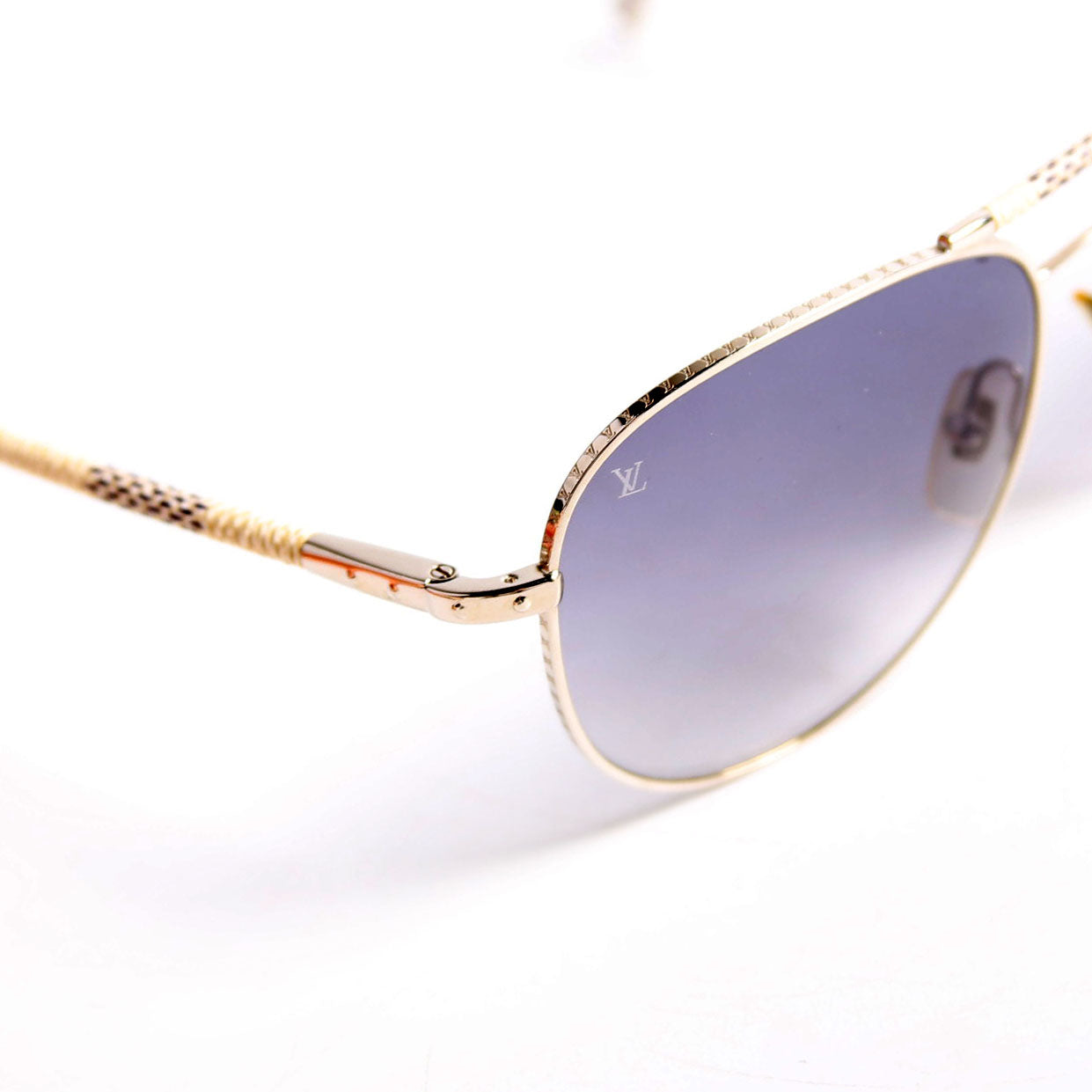 Z0203U Conspiration Pilote Aviator Damier Azur Sunglasses