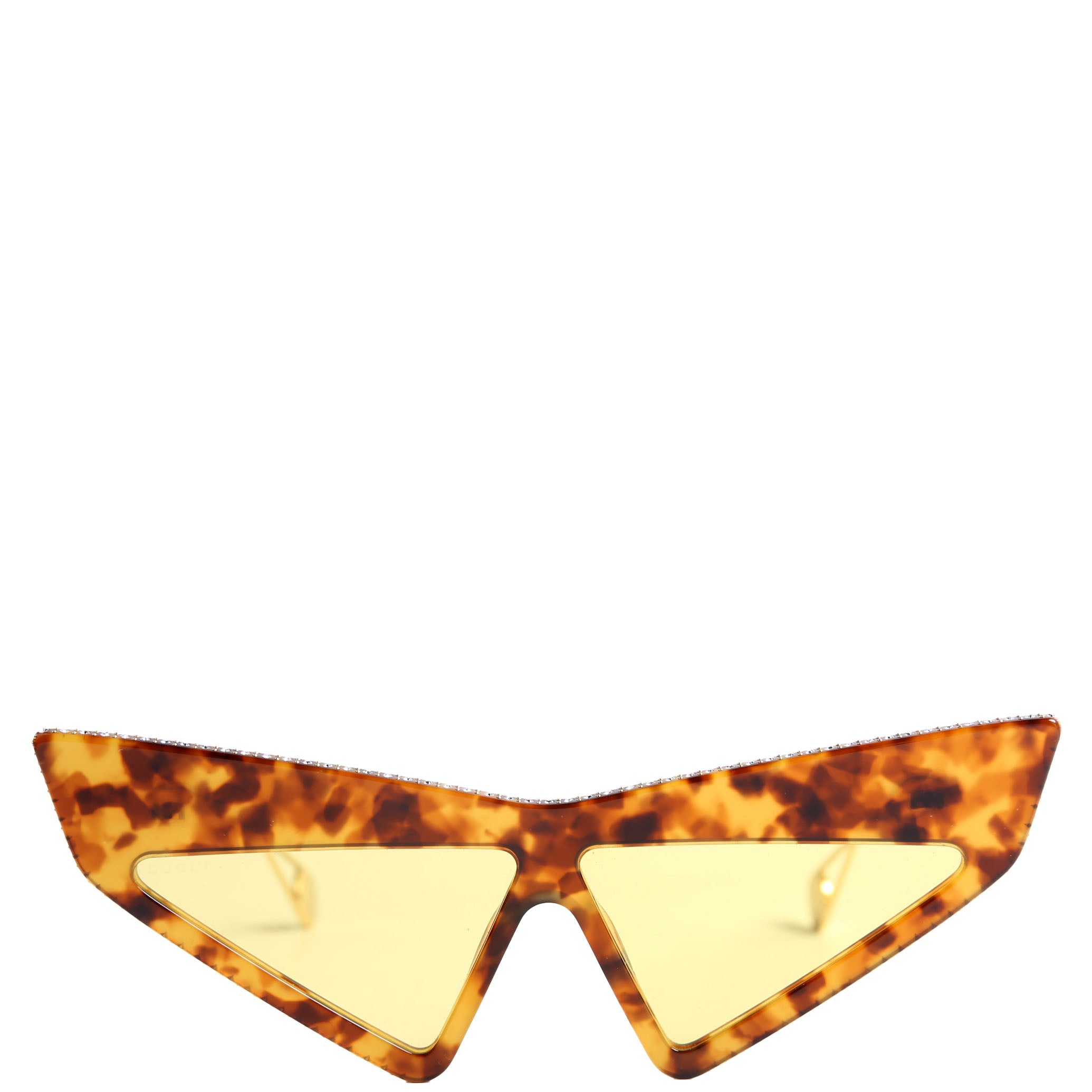 Gucci GG0430S 003 Crystal Sunglasses Brown