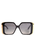 Z1664W Moon Square Sunglasses Black