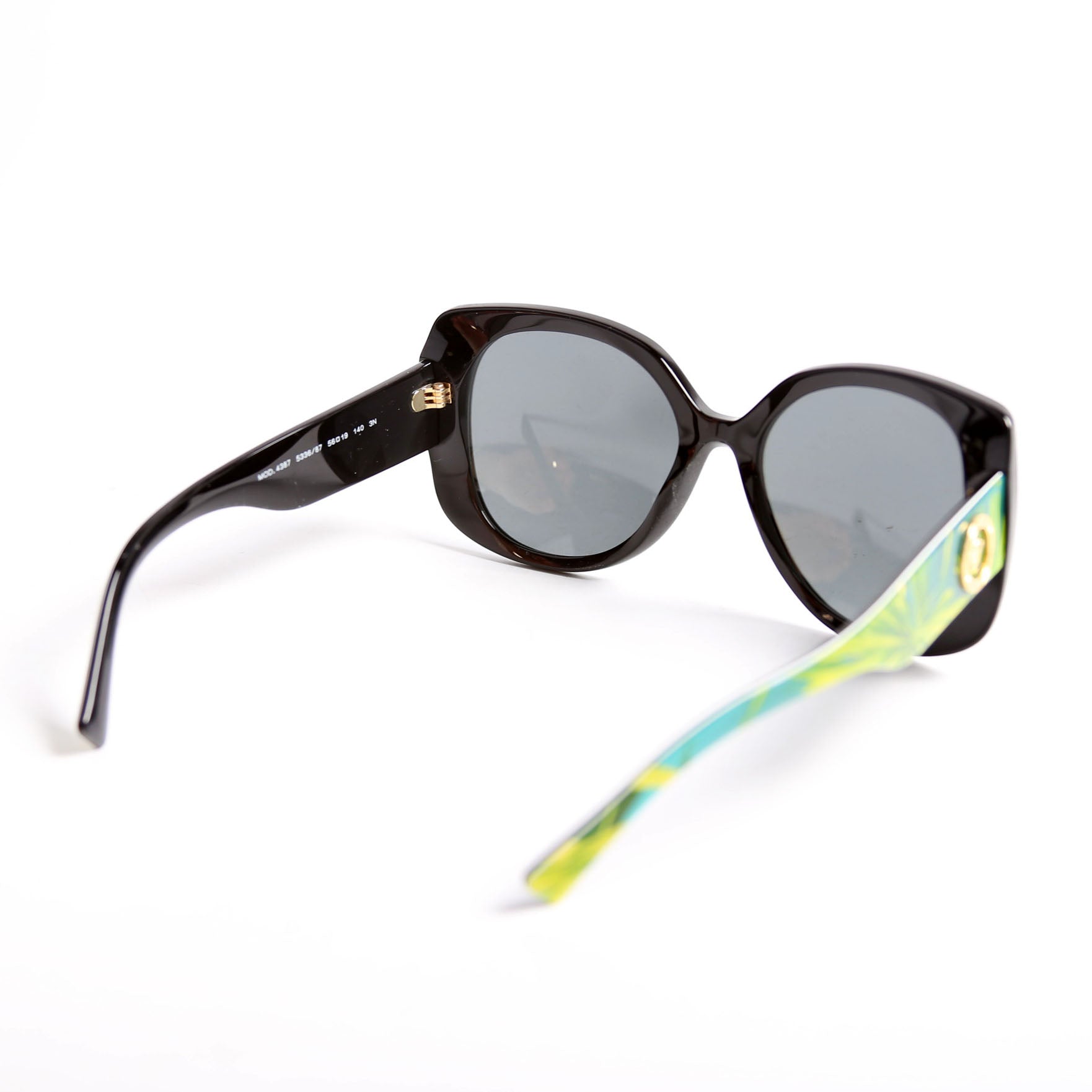 MOD 4387 Palm Tree Print Sunglasses Green