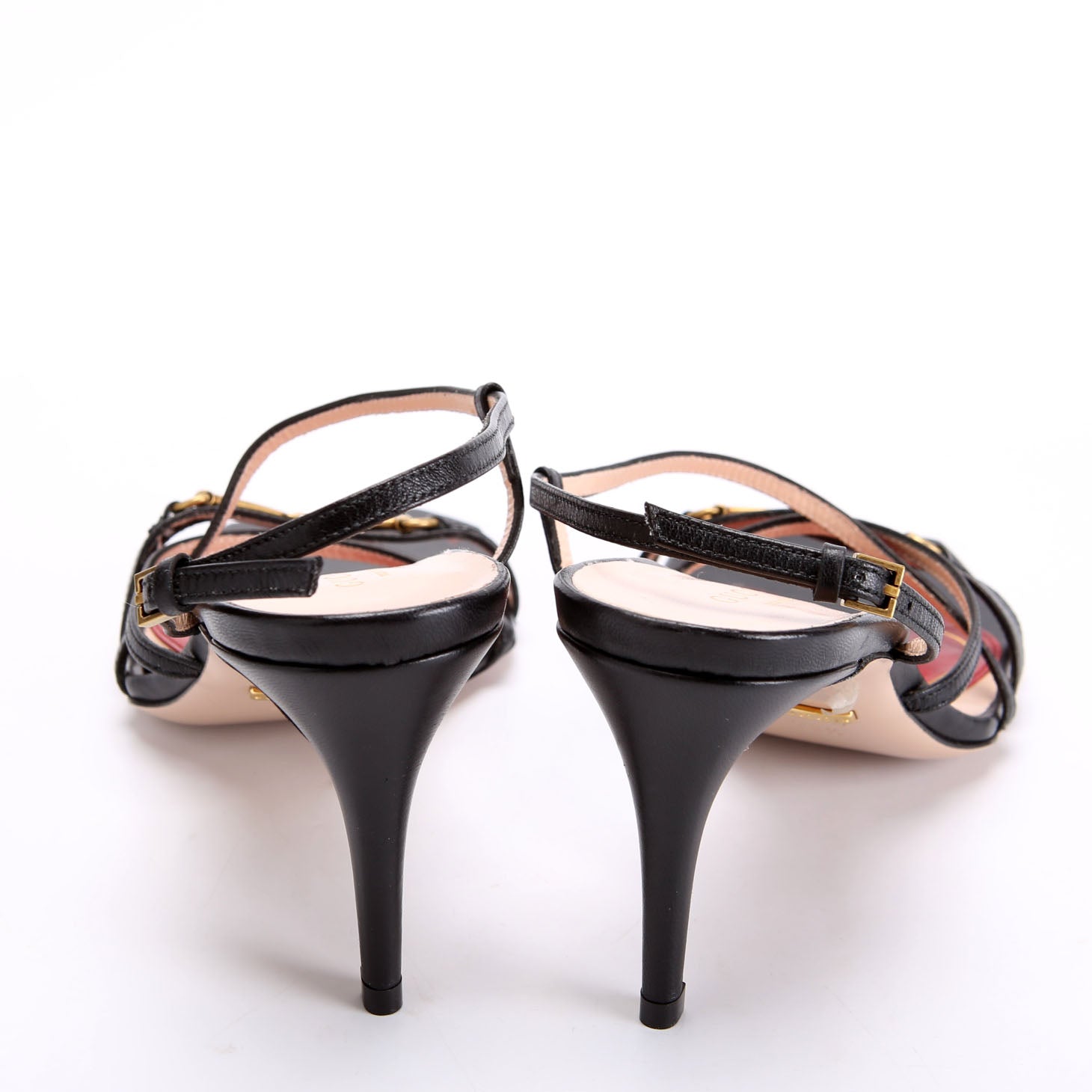 Victoria Strappy Horsebit Sandal Heels Size 38.5