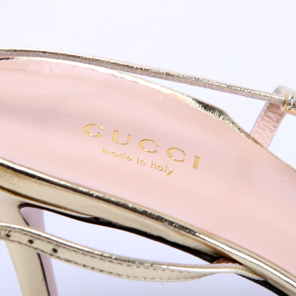 Victoria Strappy Horsebit Sandal Heels Size 38.5