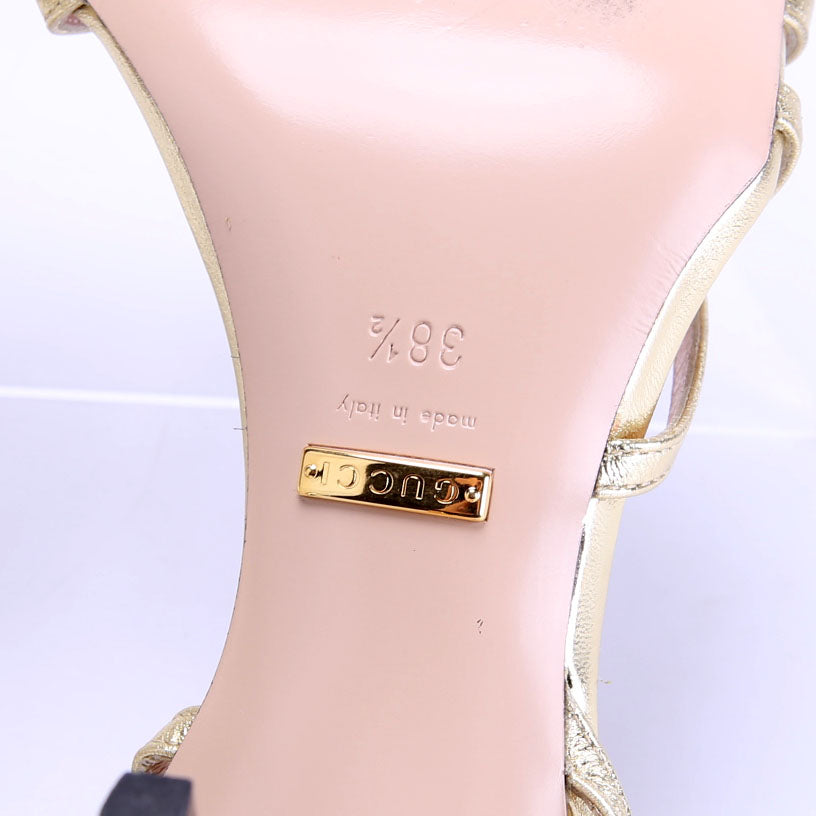 Victoria Strappy Horsebit Sandal Heels Size 38.5