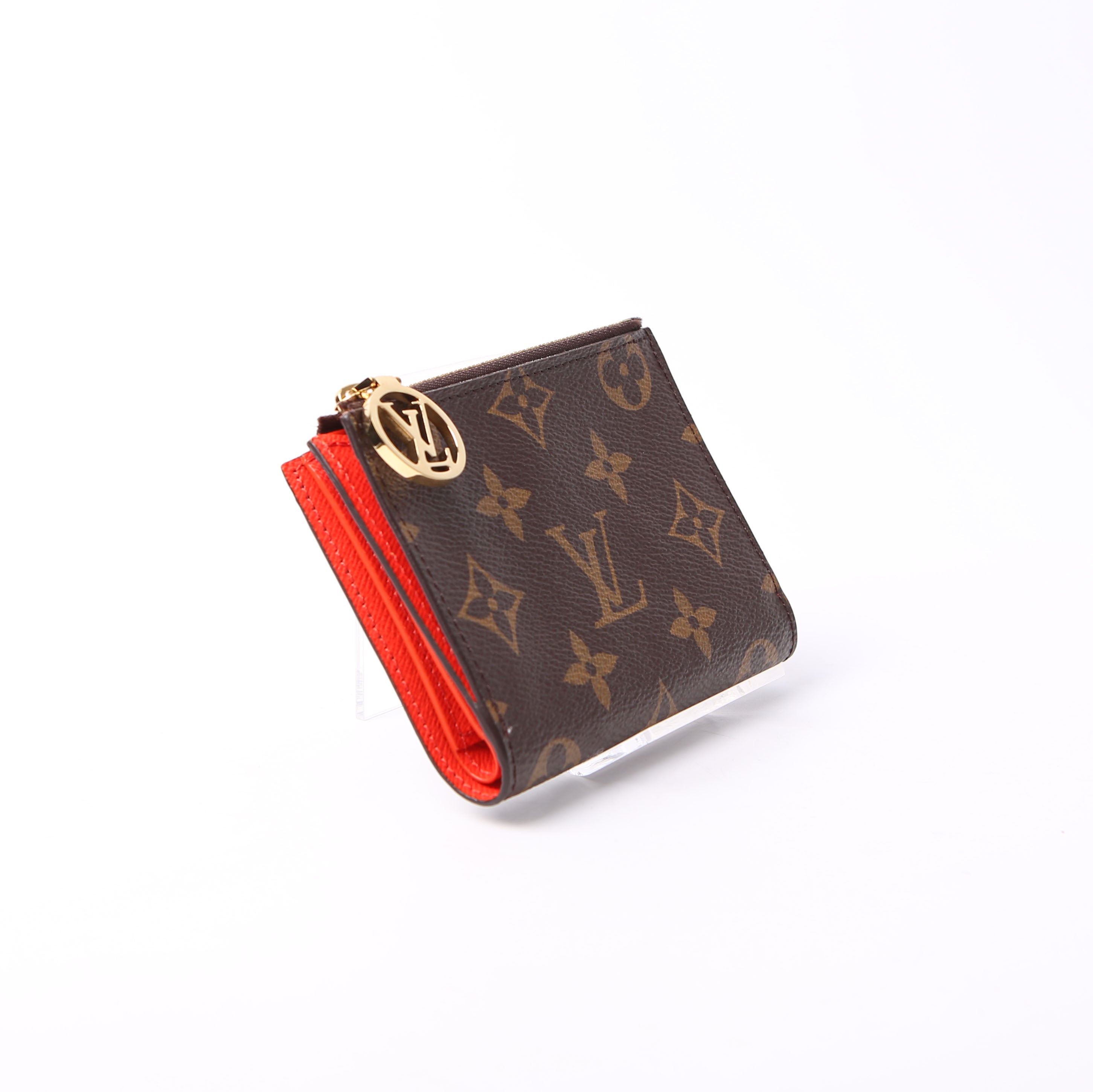 Lisa Wallet Monogram Red