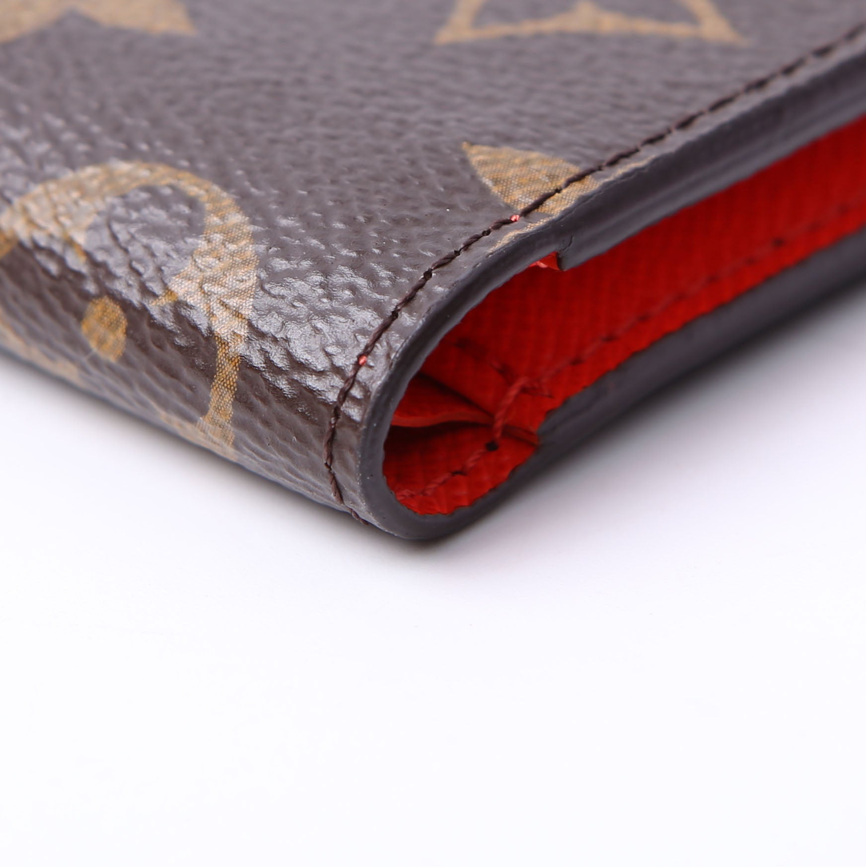 Lisa Wallet Monogram Red