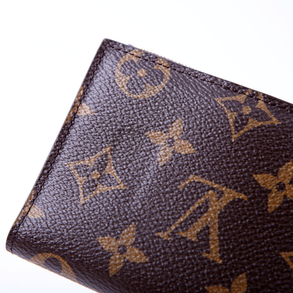 Lisa Wallet Monogram Red