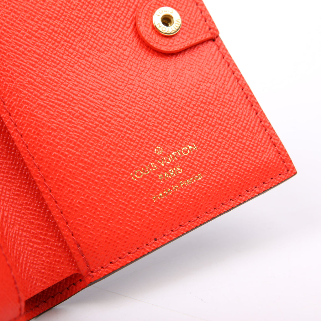 Lisa Wallet Monogram Red