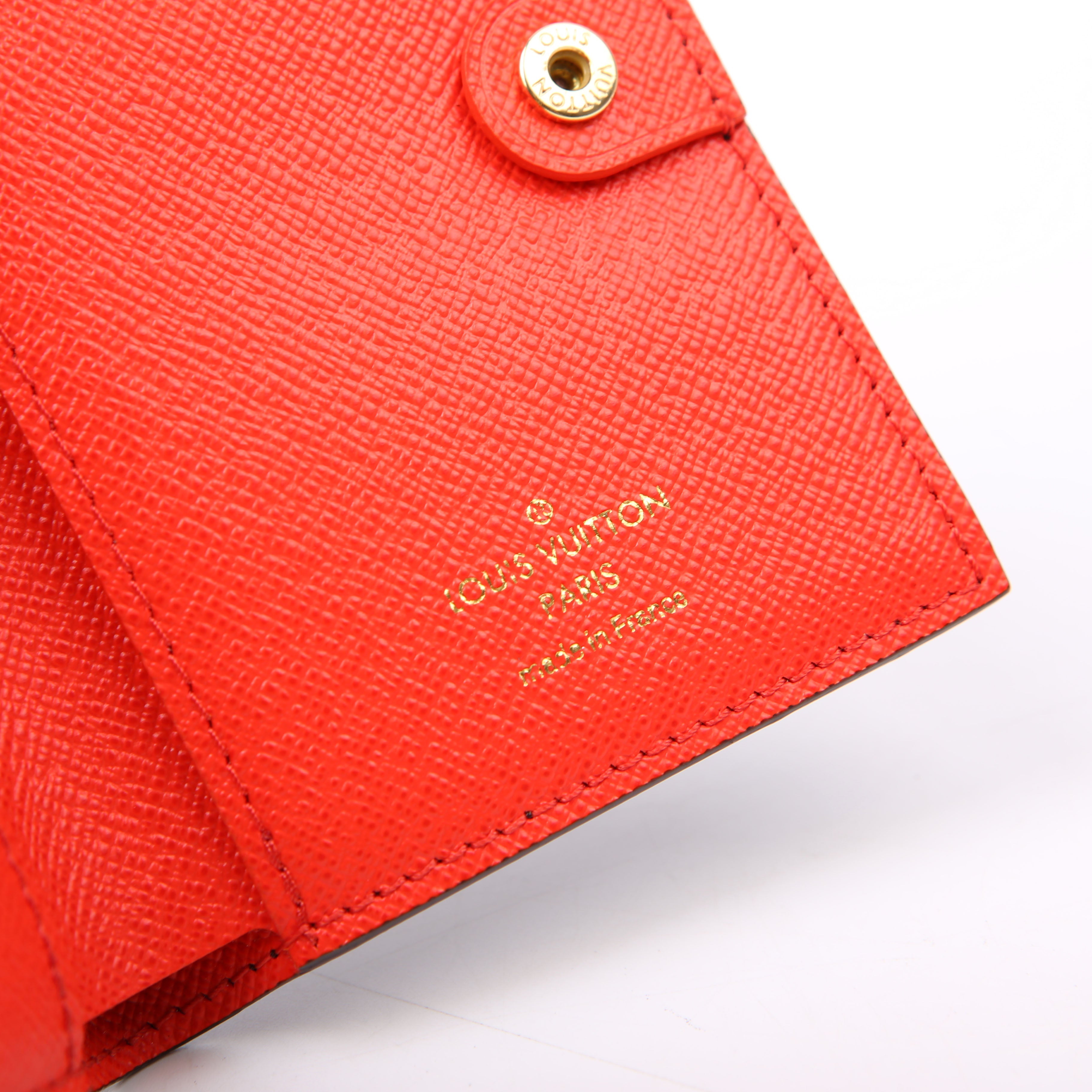 Lisa Wallet Monogram Red