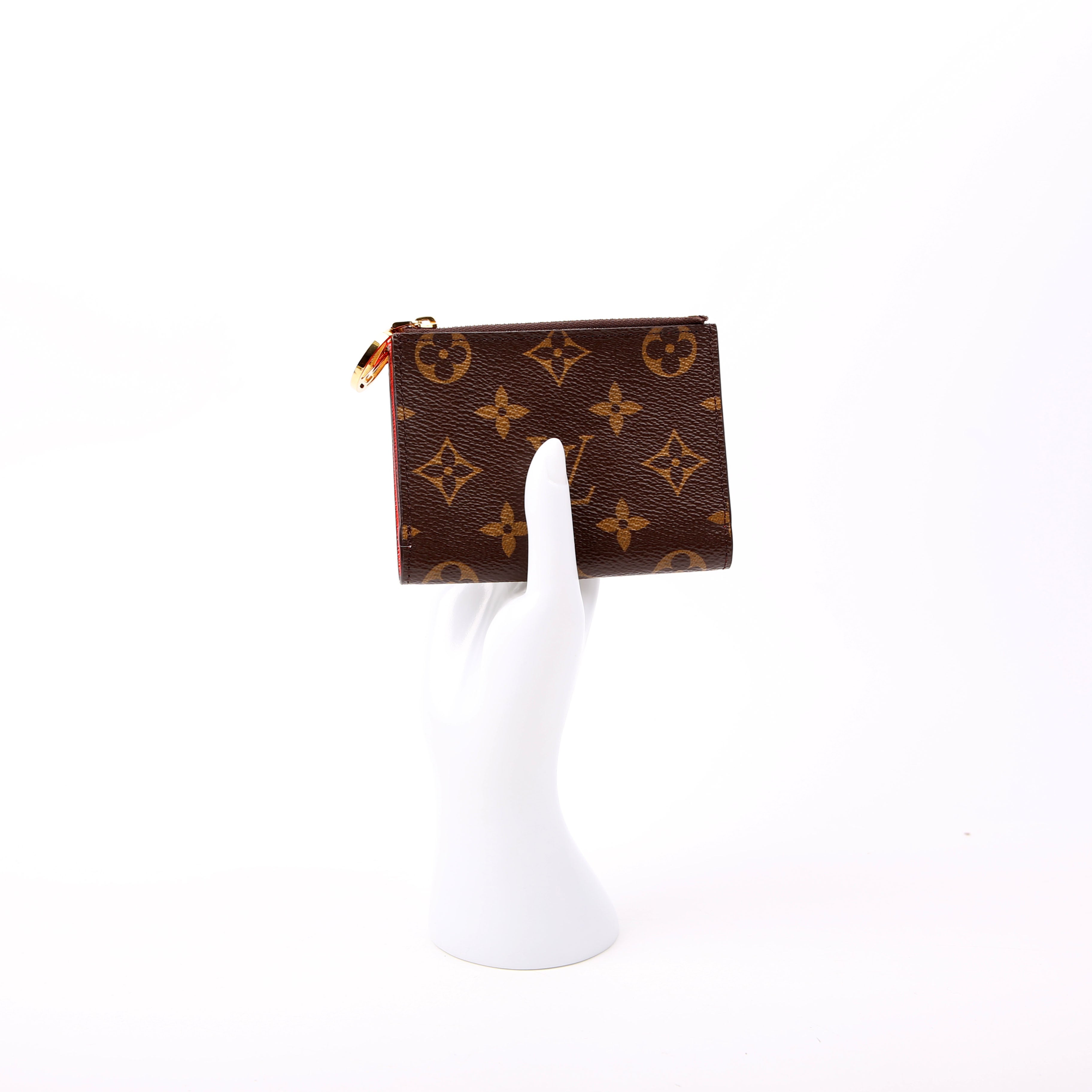 Lisa Wallet Monogram Red
