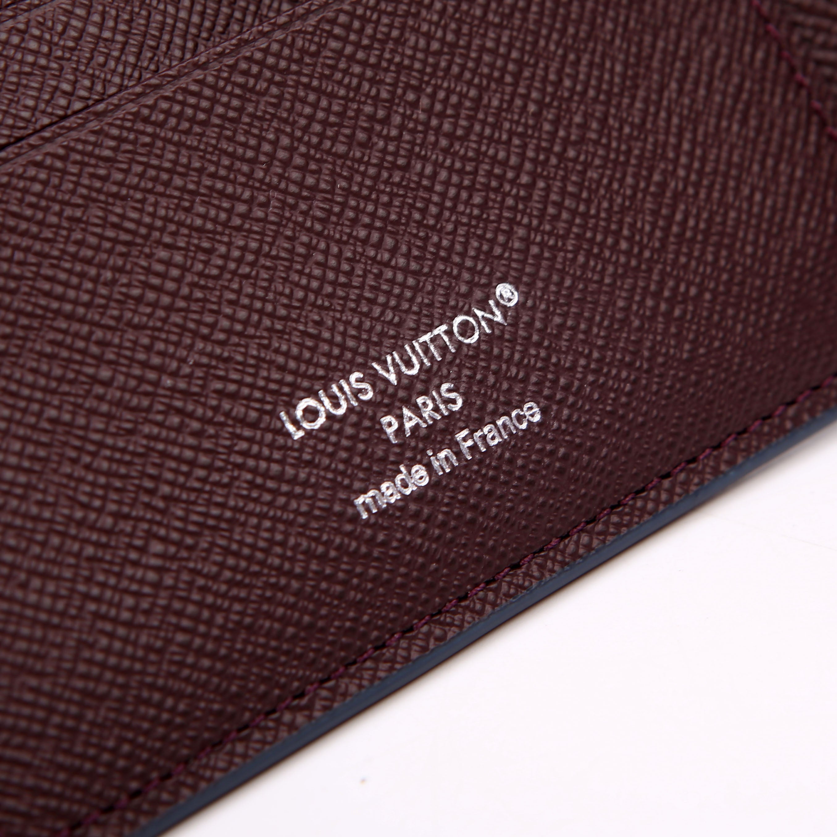 Multiple Wallet Taiga Leather Blue