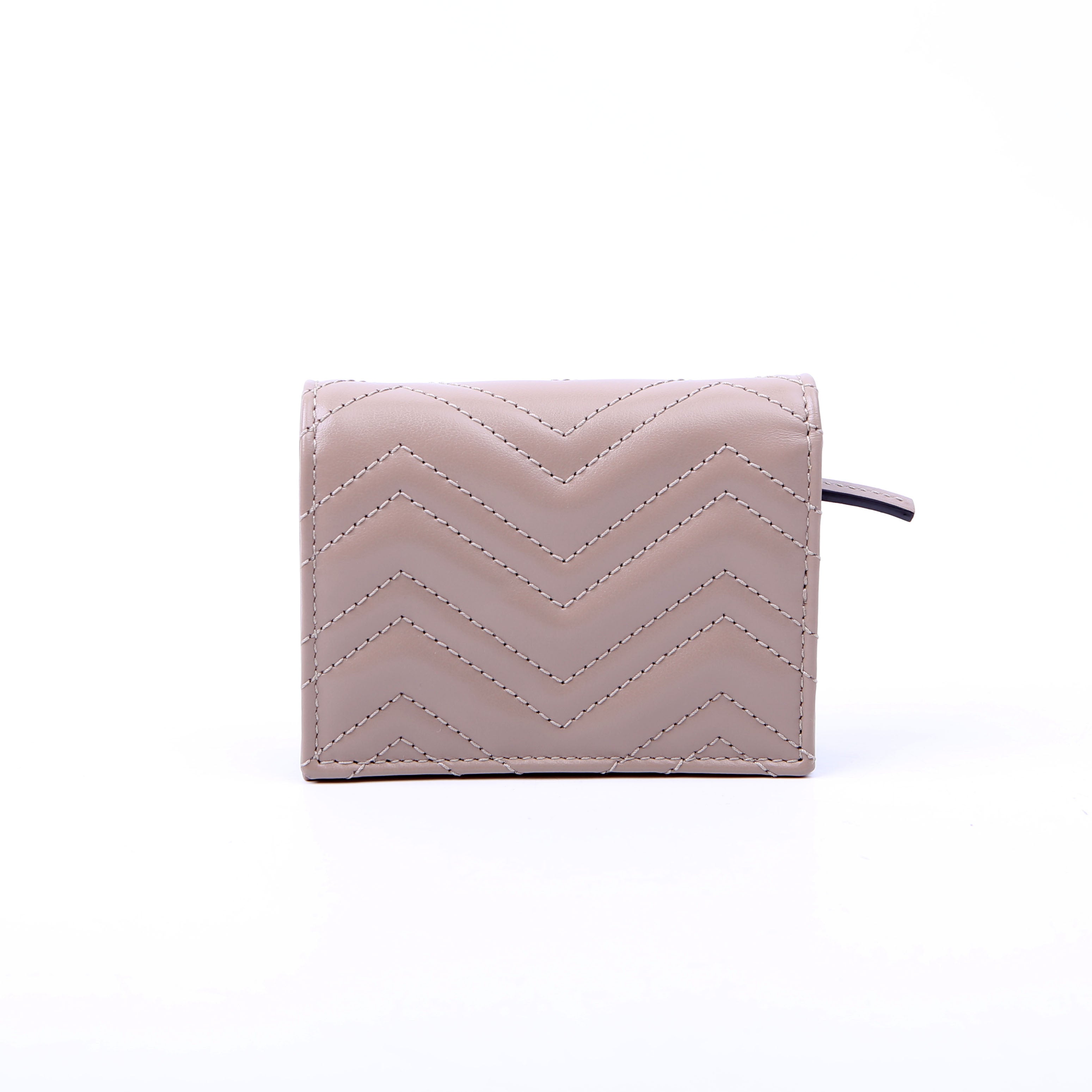 466492 GG Marmont Card Case Tan