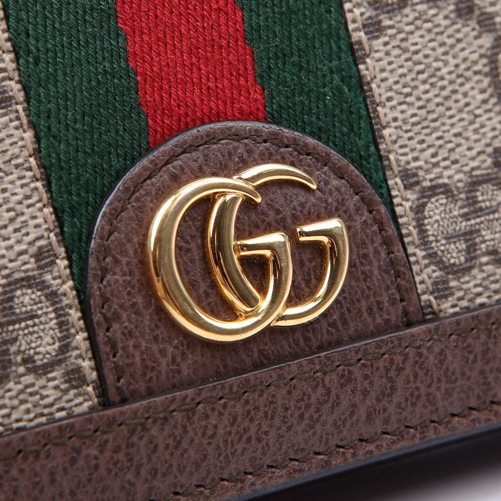 523155 Ophidia GG Card Case Wallet