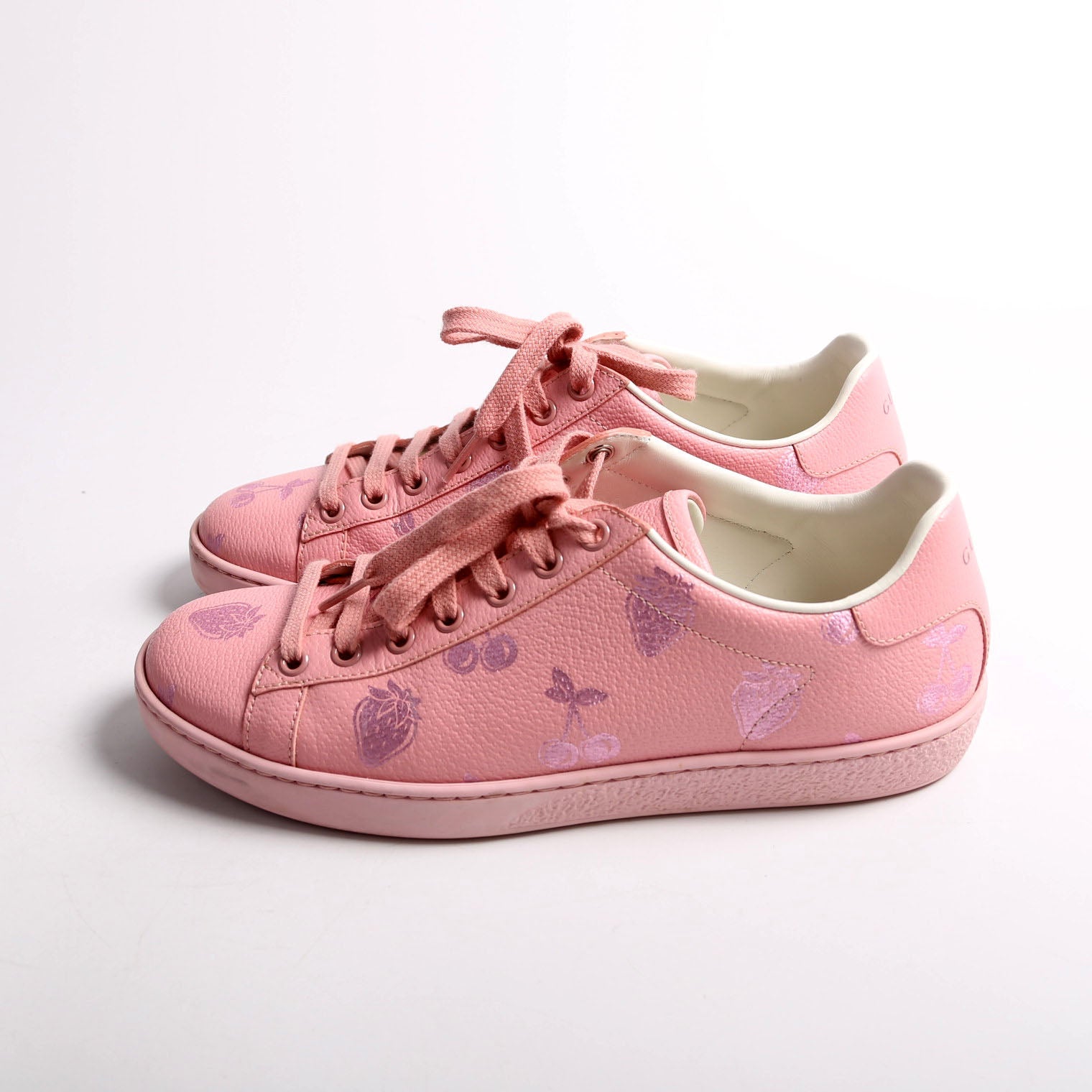 Ace Leather Sneakers Size 38 Pink