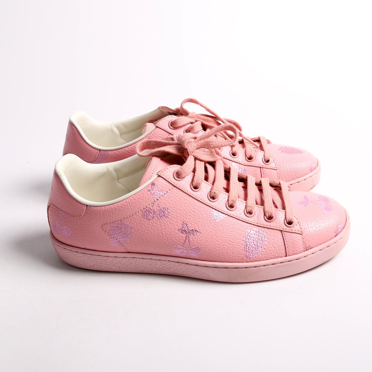Ace Leather Sneakers Size 38 Pink