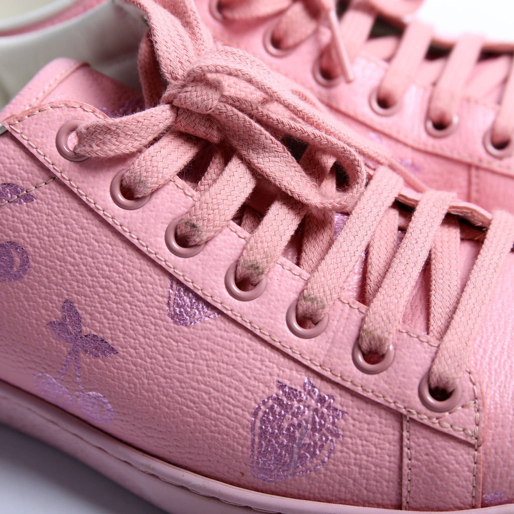 Ace Leather Sneakers Size 38 Pink