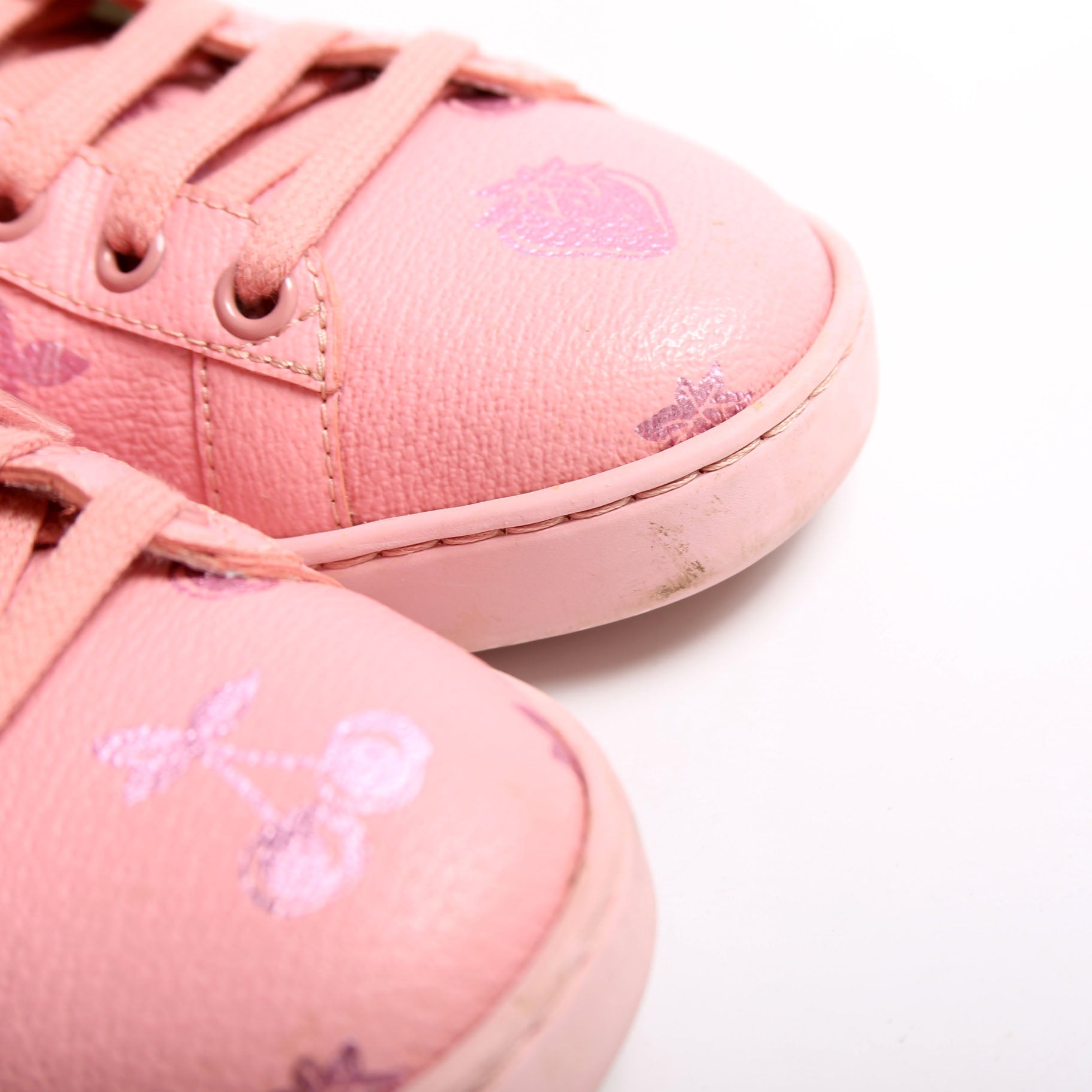 Ace Leather Sneakers Size 38 Pink