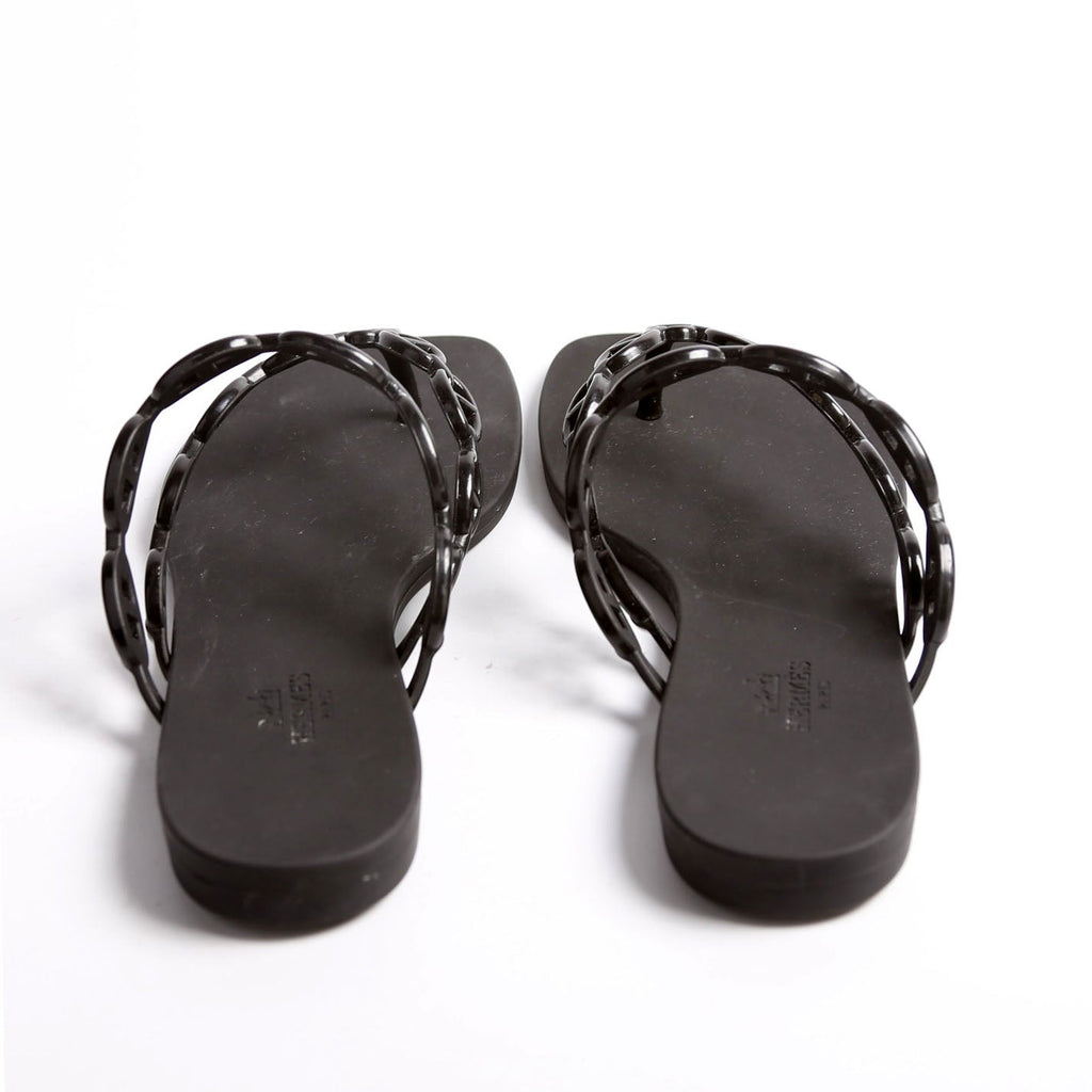 Island Sandal Size 38 Black