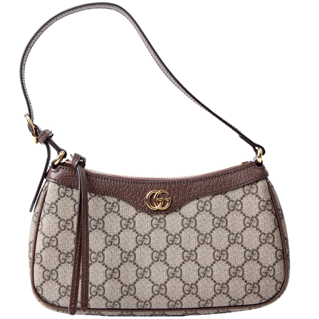735145 Ophidia GG Small Bag White