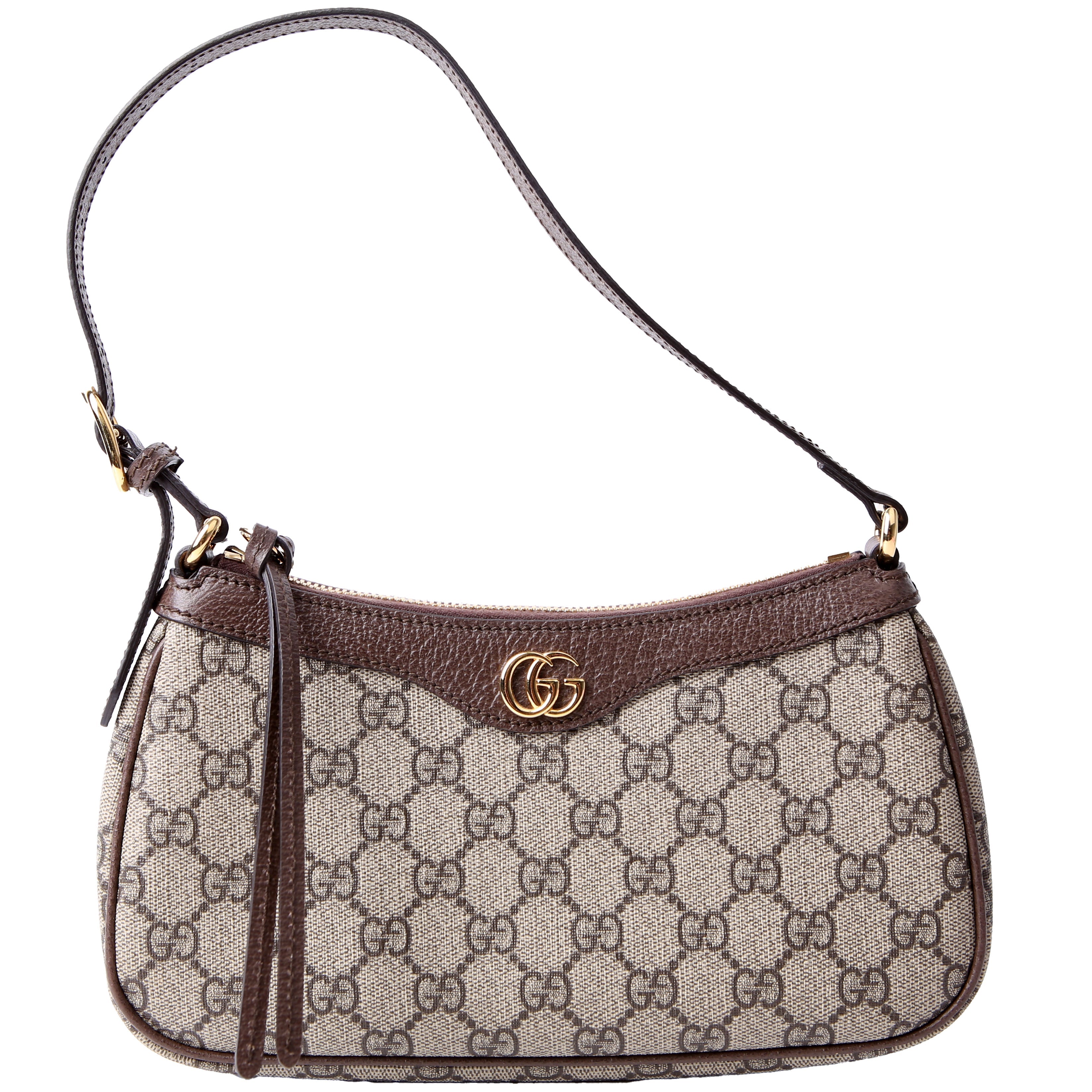735145 Ophidia GG Small Bag White