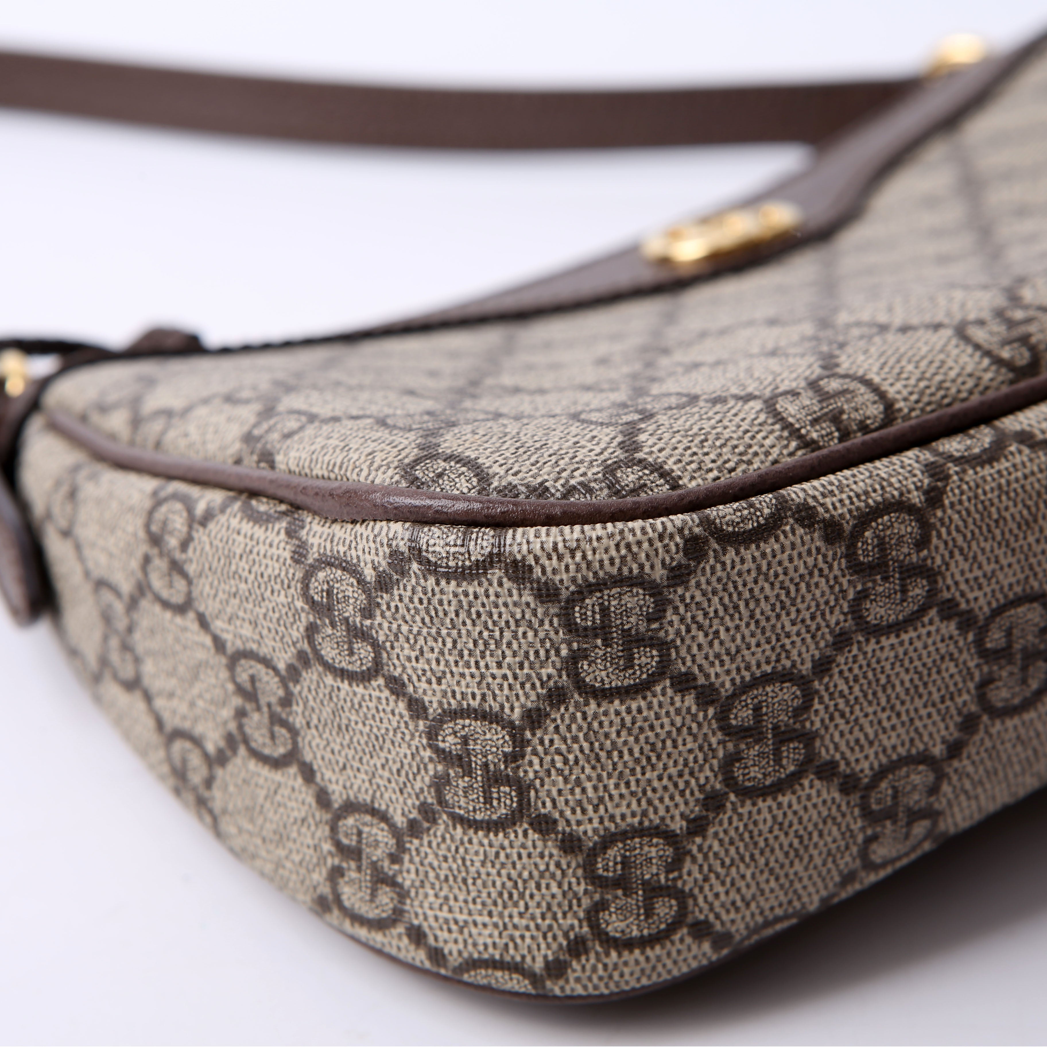 735145 Ophidia GG Small Bag White