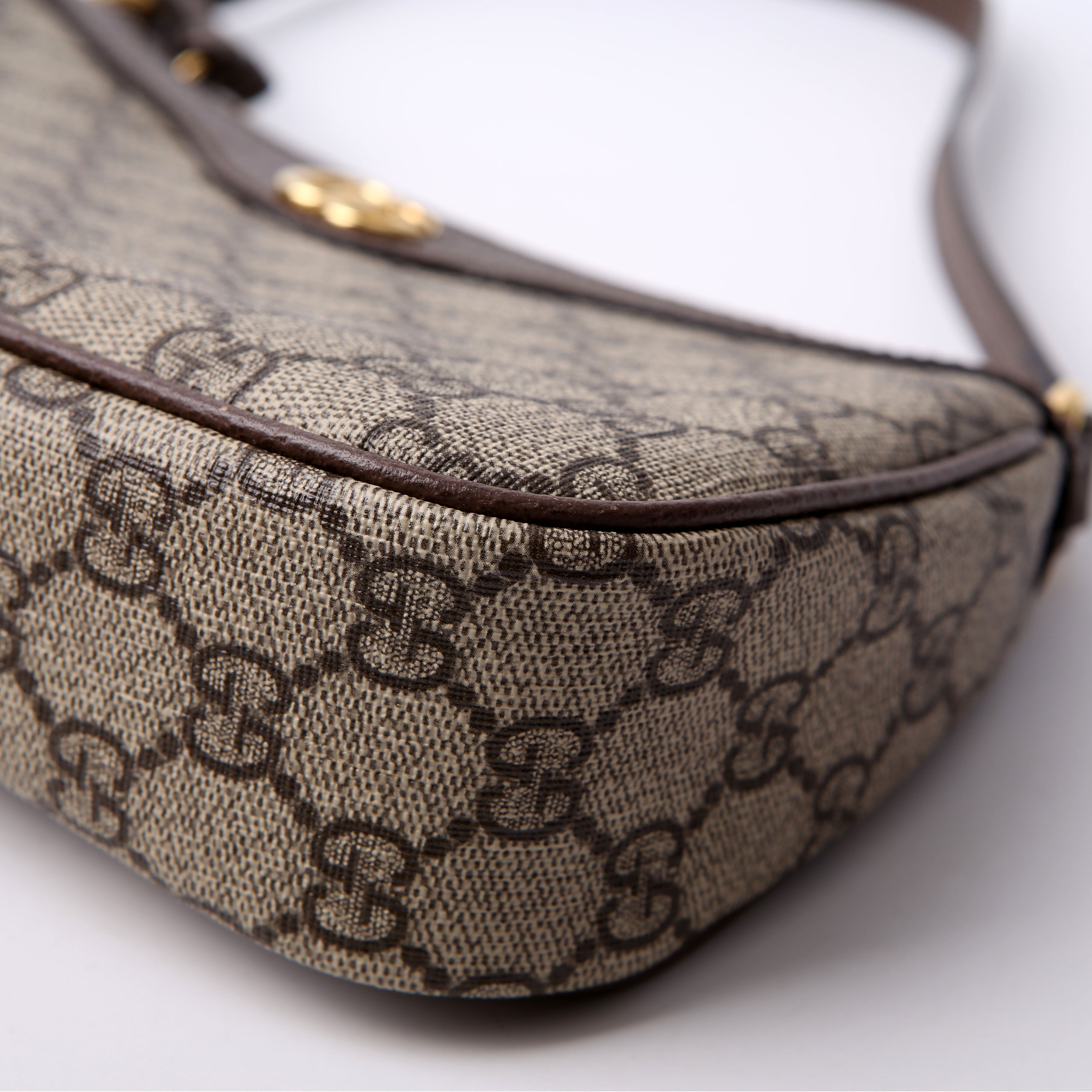 735145 Ophidia GG Small Bag White