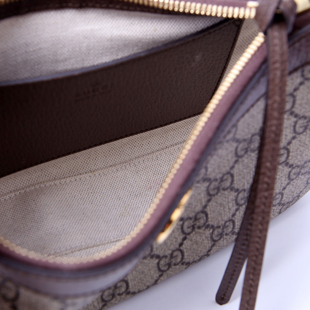 735145 Ophidia GG Small Bag White