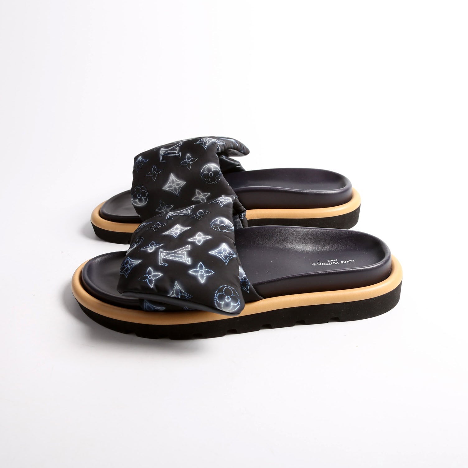Pool Pillow Comfort Mules Size 41 Navy