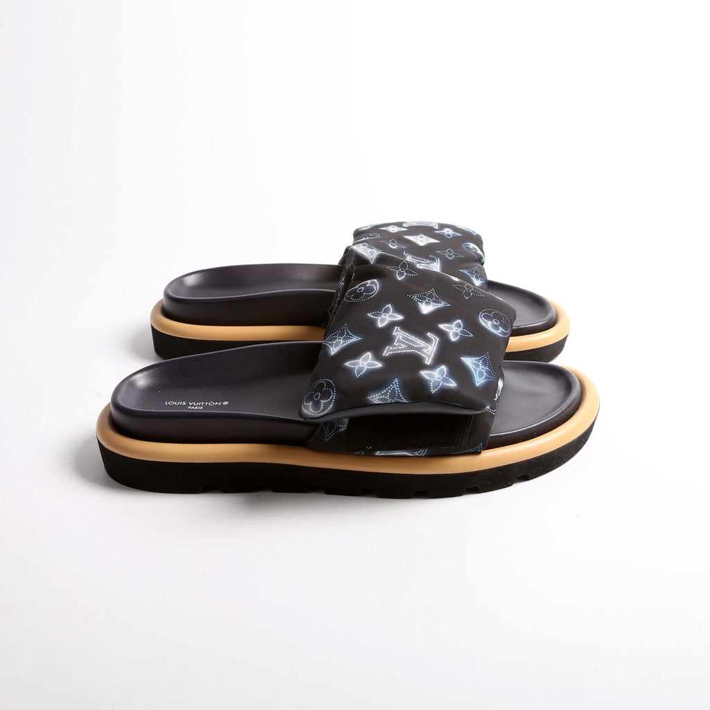Pool Pillow Comfort Mules Size 41 Navy