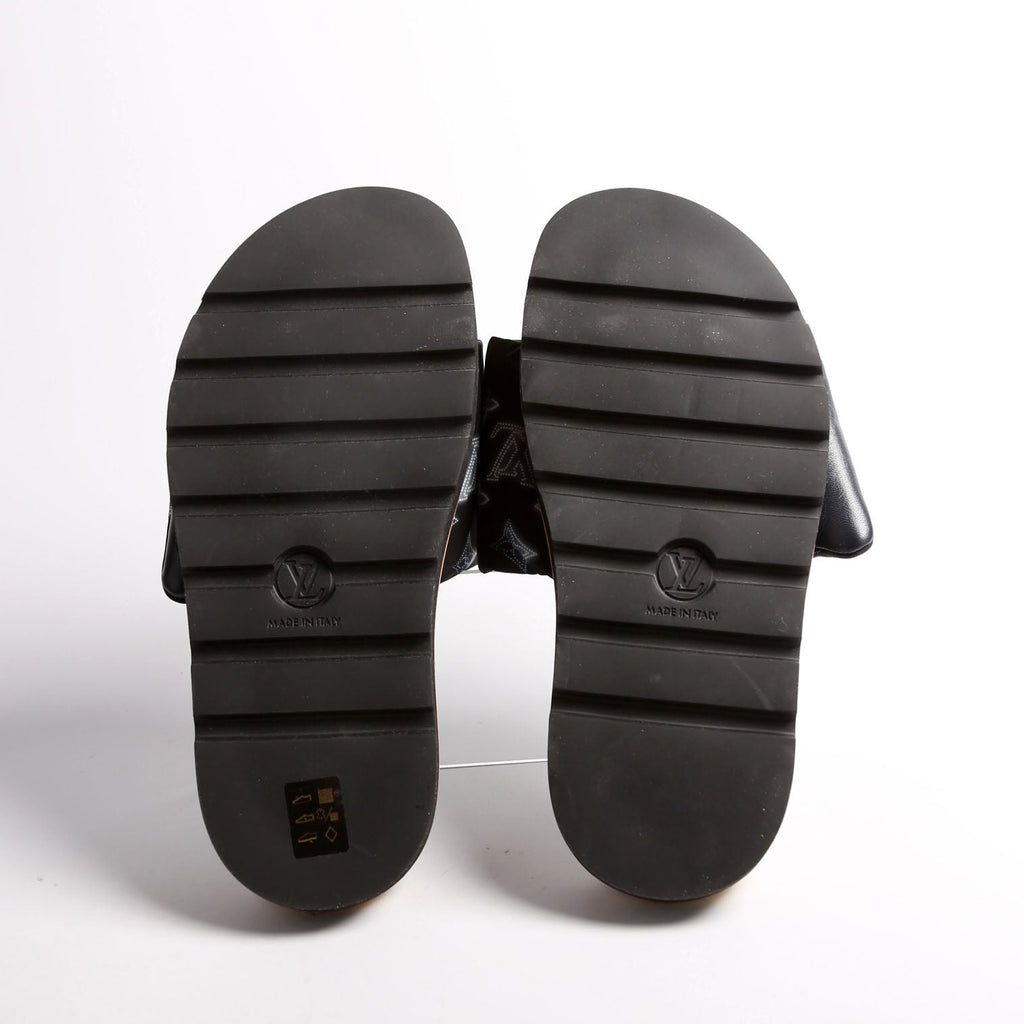 Pool Pillow Comfort Mules Size 41 Navy