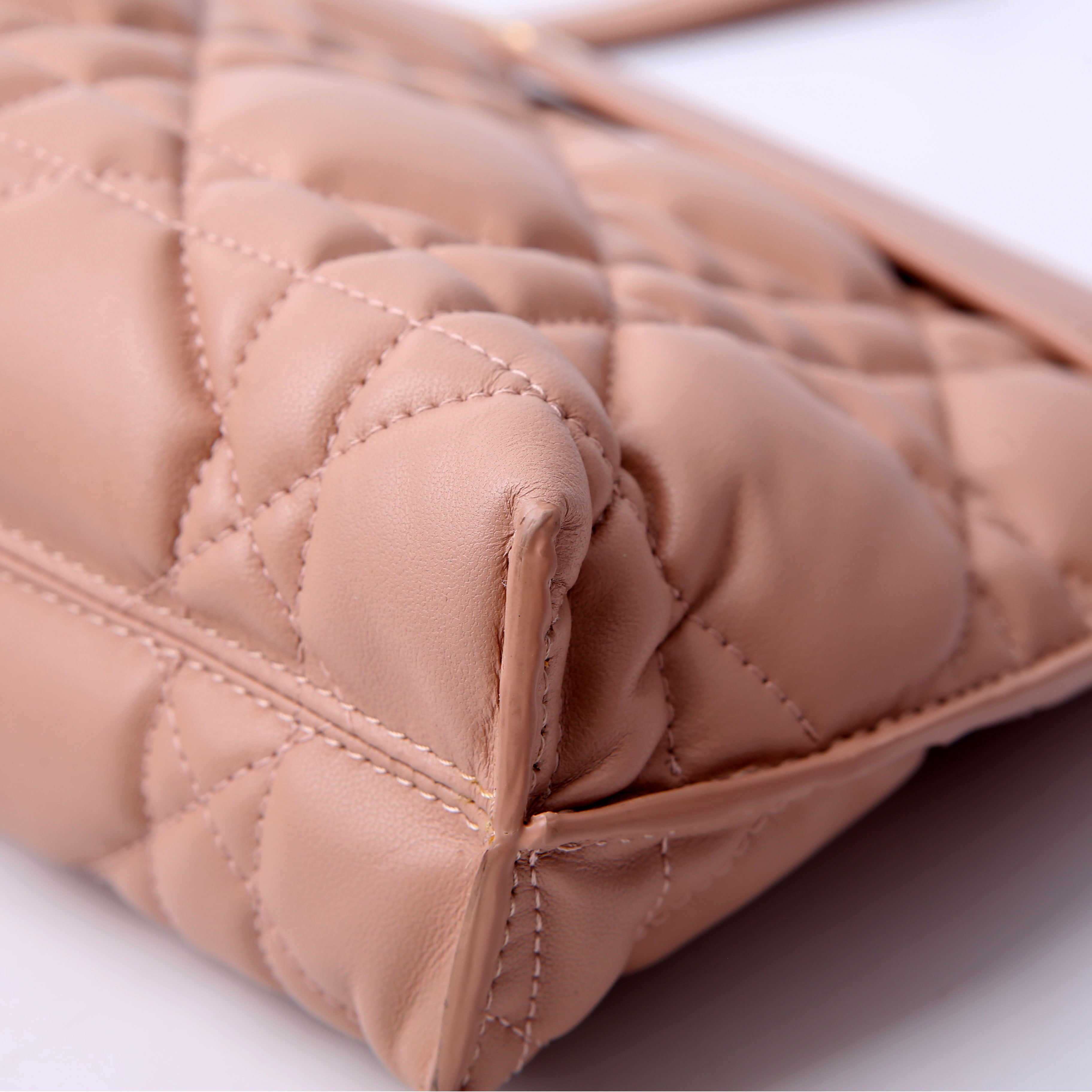 Dior Macrocannage Caro D-Every Pouch Large Tan