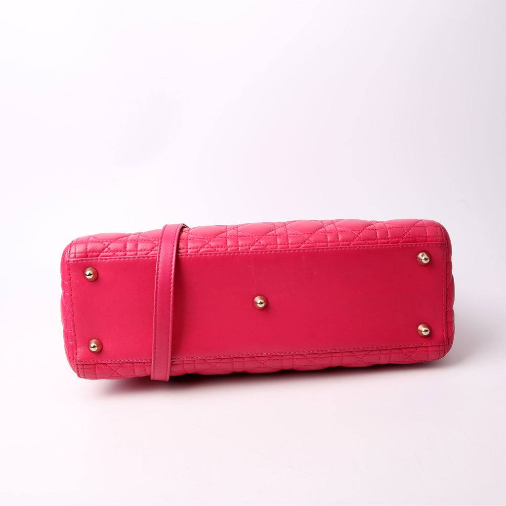 Dior Lady Dior Large Lambskin Pink
