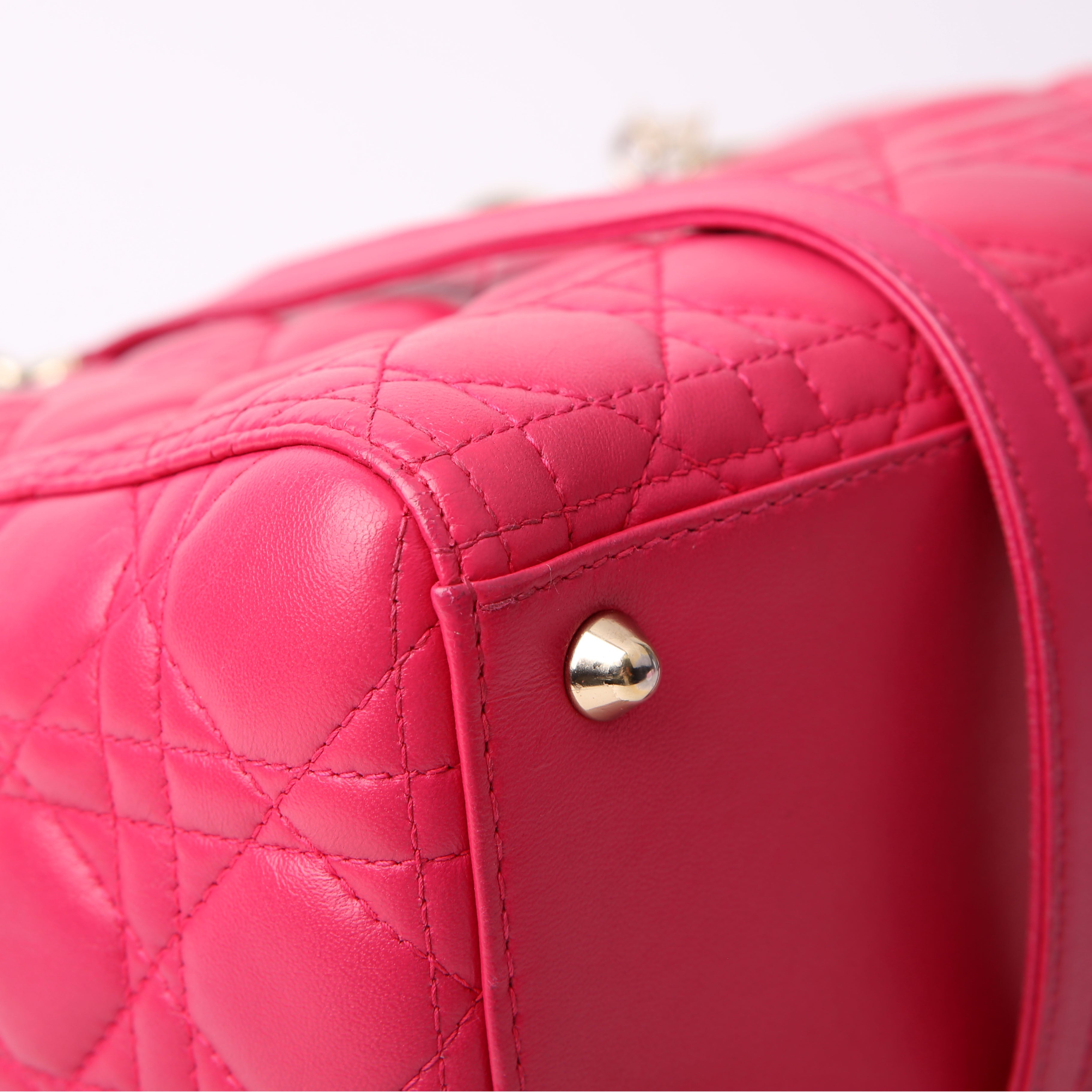 Dior Lady Dior Large Lambskin Pink