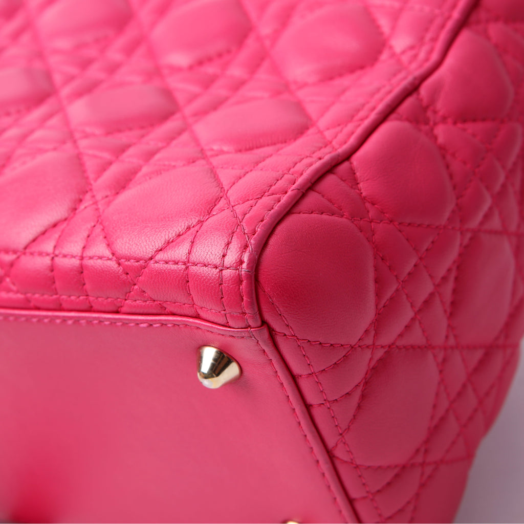 Dior Lady Dior Large Lambskin Pink